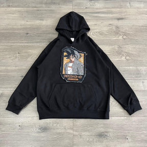 SONGOKU TAPESTRY PATCH HOODIE-9068 - RDMCLOTHINGART