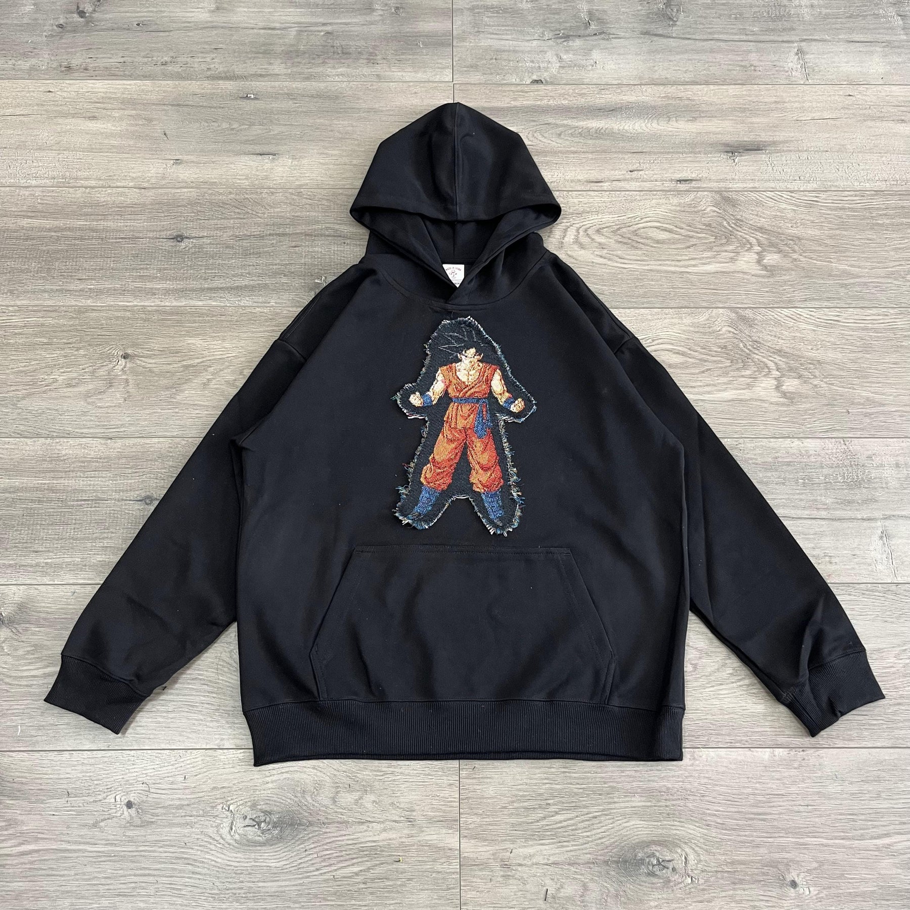 SONGOKU TAPESTRY PATCH HOODIE-9073 - RDMCLOTHINGART