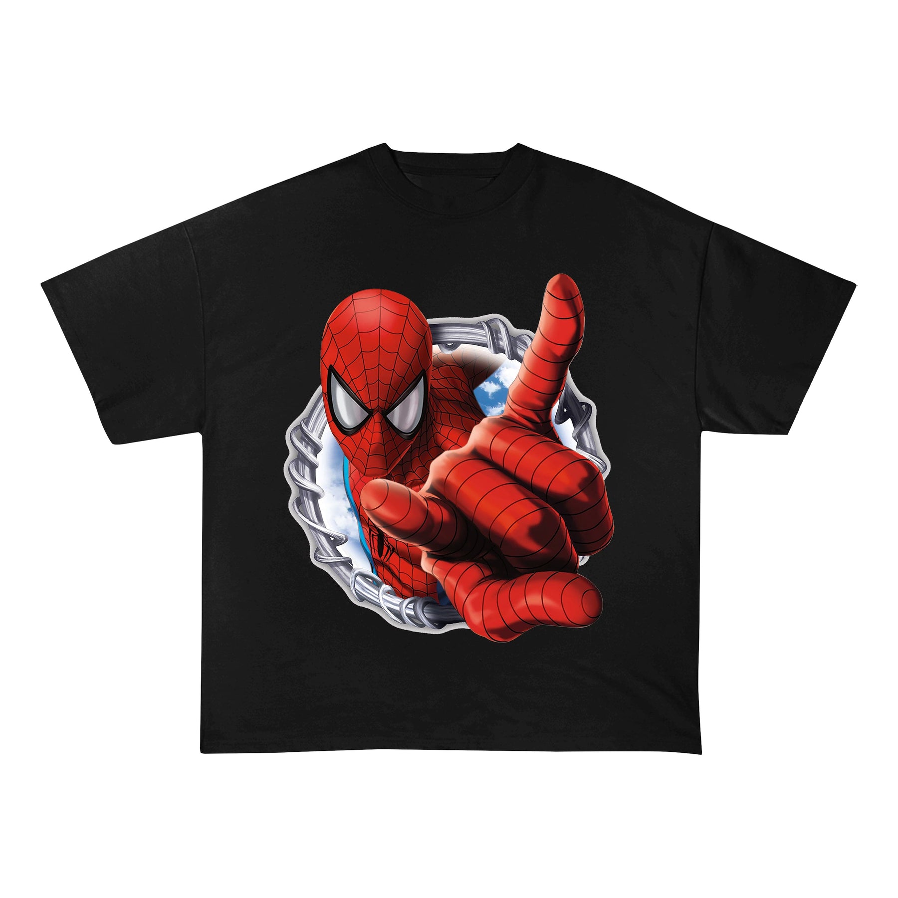 SPIDER HEAVY COTTON TEES-8219 - RDMCLOTHINGART