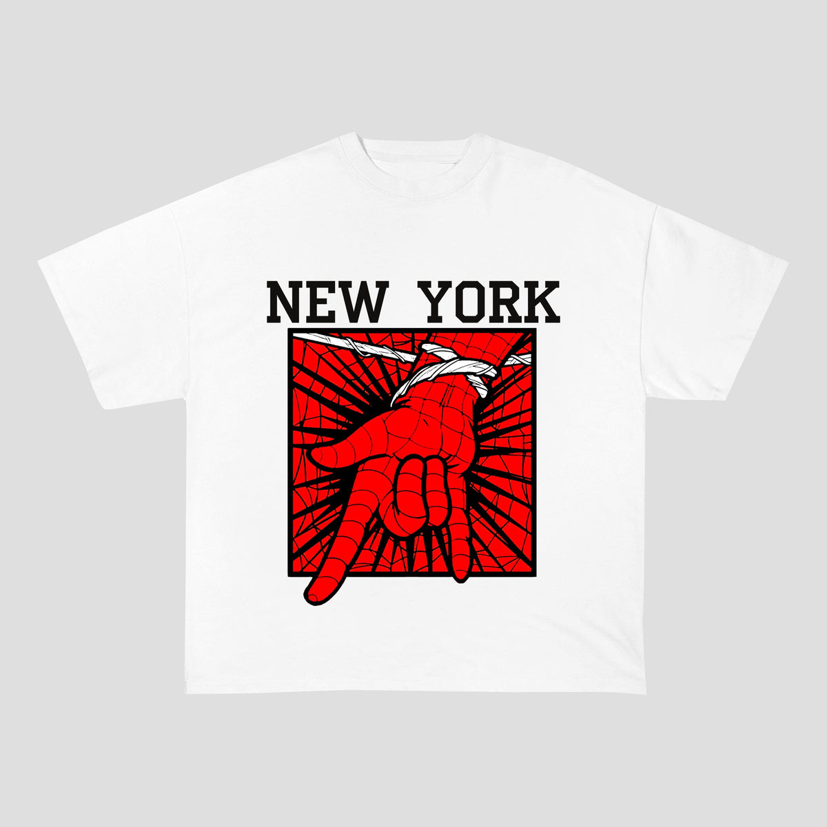 SPIDER NY HEAVY COTTON TEES-8220 - RDMCLOTHINGART