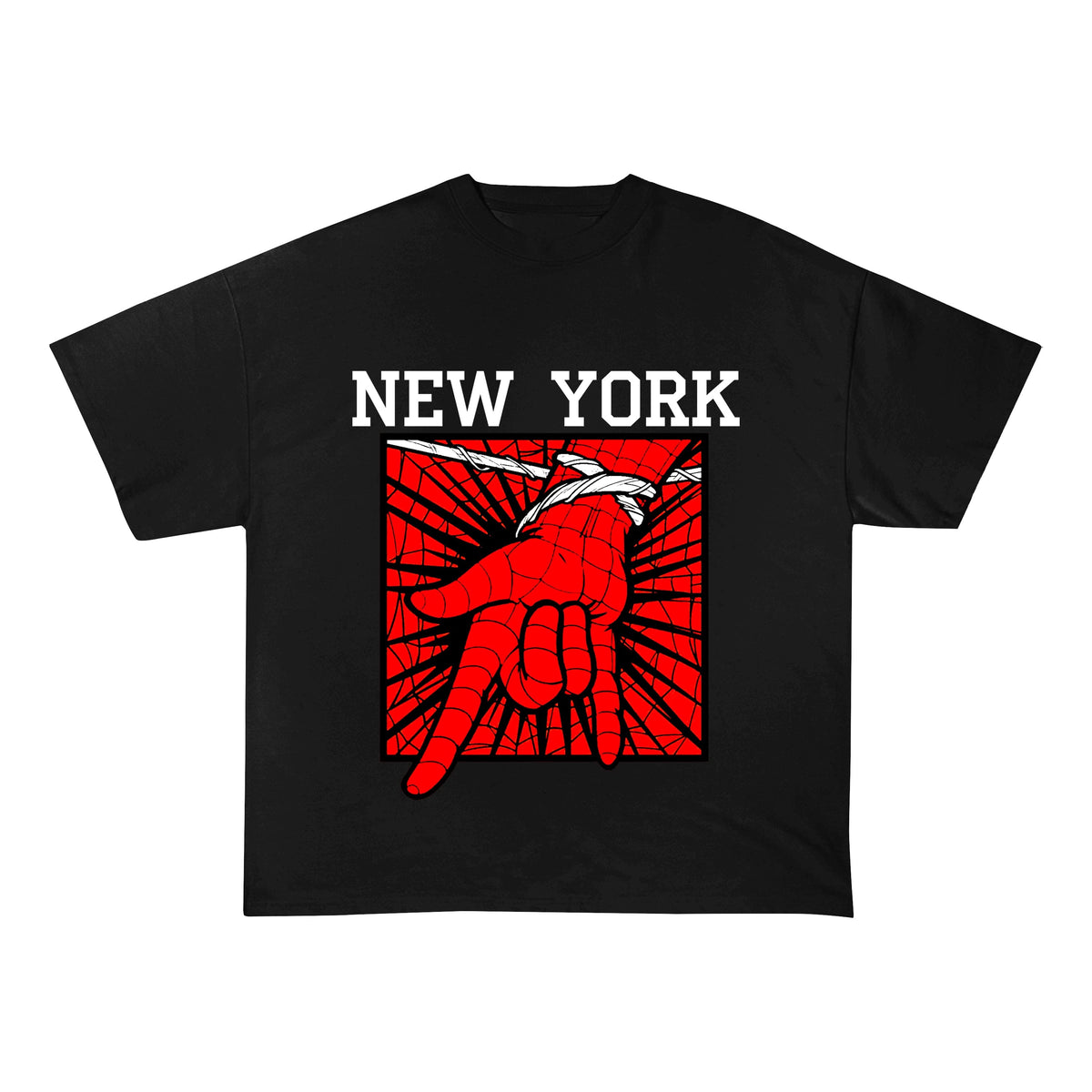 SPIDER NY HEAVY COTTON TEES-8220 - RDMCLOTHINGART
