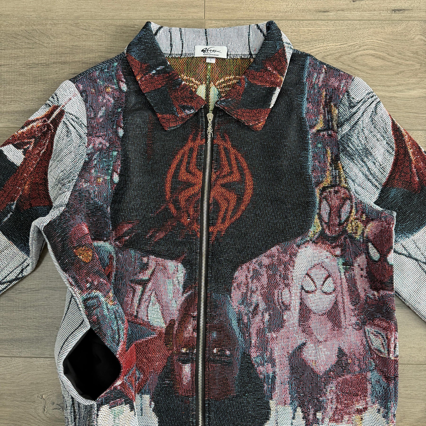 RDMCLOTHINGART tapestry hoodie SPIDER V3 TAPESTRY JACKET