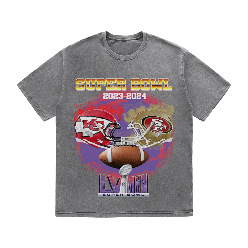 RDMCLOTHINGART tapestry hoodie SUPERBOWL HEAVY WEIGHT COTTON TEE-9195