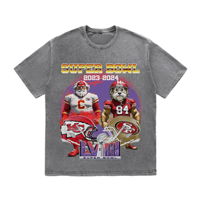 RDMCLOTHINGART tapestry hoodie SUPERBOWL HEAVY WEIGHT COTTON TEE-9196