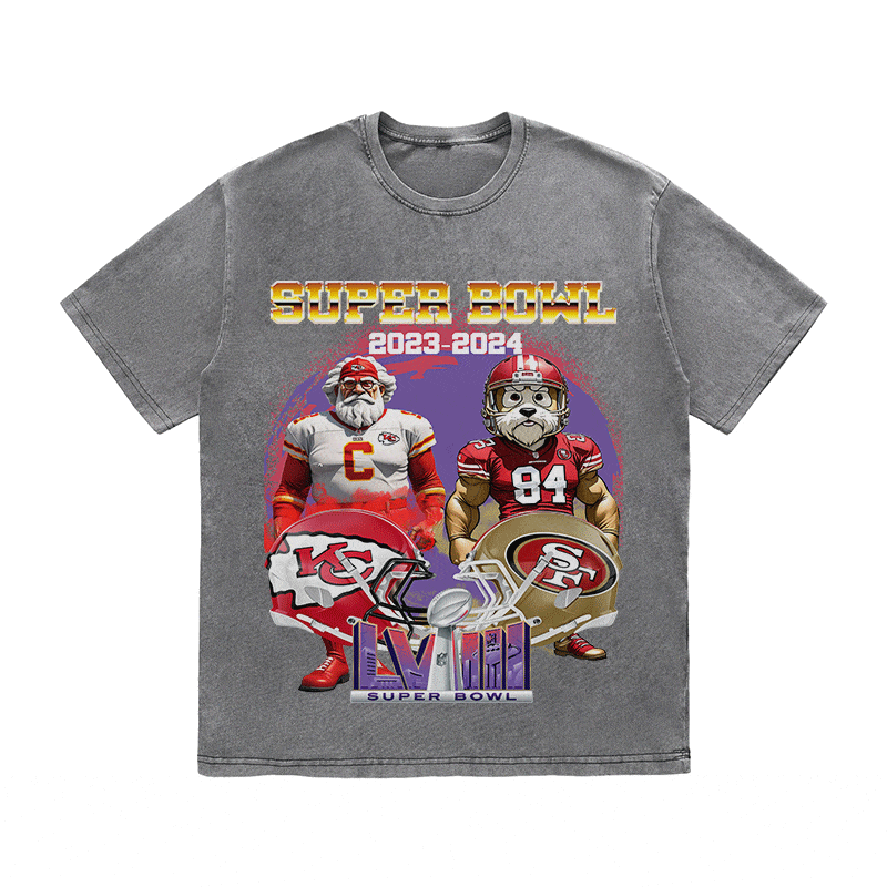 RDMCLOTHINGART tapestry hoodie SUPERBOWL HEAVY WEIGHT COTTON TEE-9196