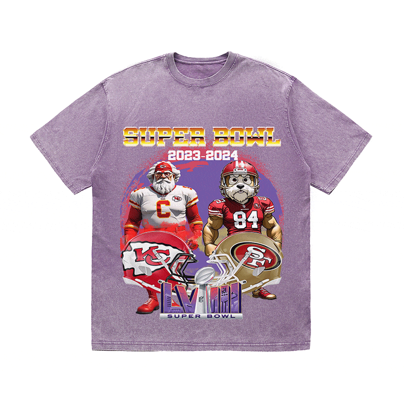 RDMCLOTHINGART tapestry hoodie SUPERBOWL HEAVY WEIGHT COTTON TEE-9196