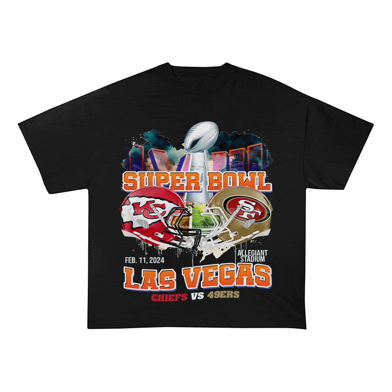 RDMCLOTHINGART tapestry hoodie SUPERBOWL HEAVY WEIGHT COTTON TEE-9198