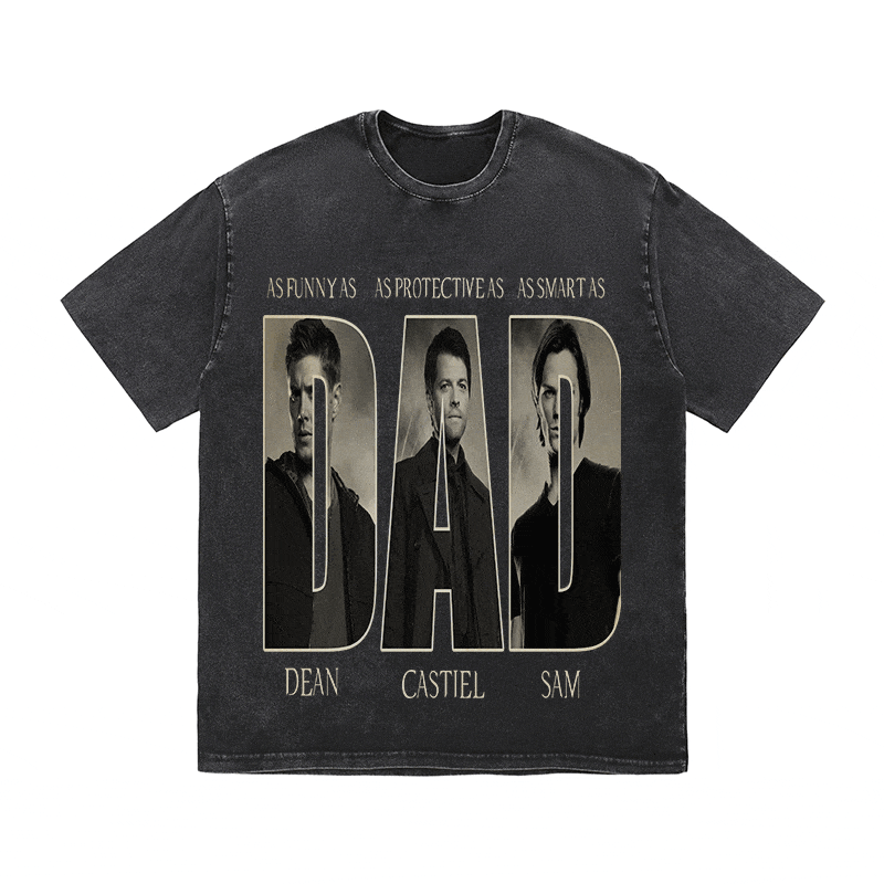 RDMCLOTHINGART tapestry hoodie SUPERNATURAL HEAVY WEIGHT COTTON TEE-8817