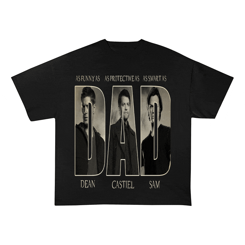 RDMCLOTHINGART tapestry hoodie SUPERNATURAL HEAVY WEIGHT COTTON TEE-8817