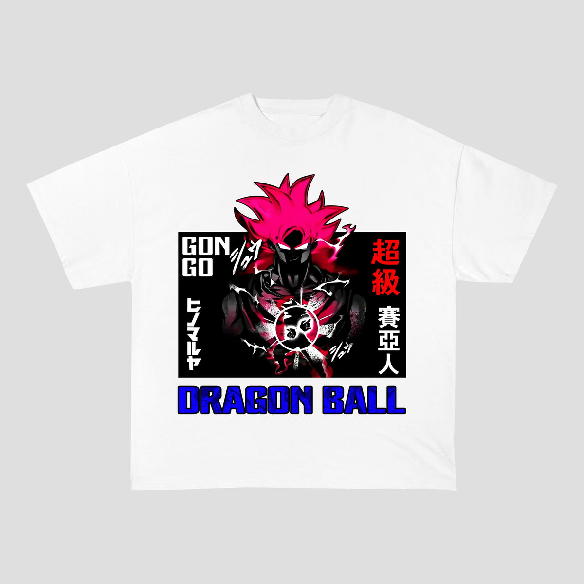 SuperSaiYan HEAVY COTTON TEES-8200 - RDMCLOTHINGART