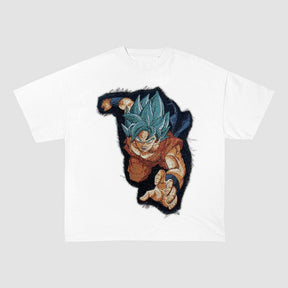 SuperSaiyanBlue HEAVY COTTON TEES-8131 - RDMCLOTHINGART