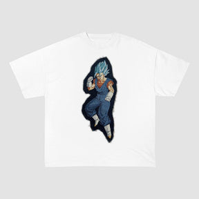 SuperSaiyanBlue HEAVY COTTON TEES-8160 - RDMCLOTHINGART