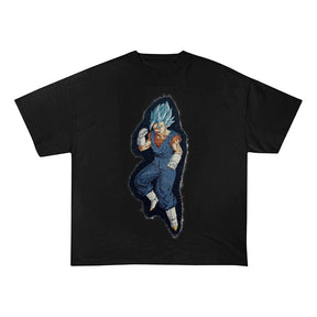 SuperSaiyanBlue HEAVY COTTON TEES-8160 - RDMCLOTHINGART