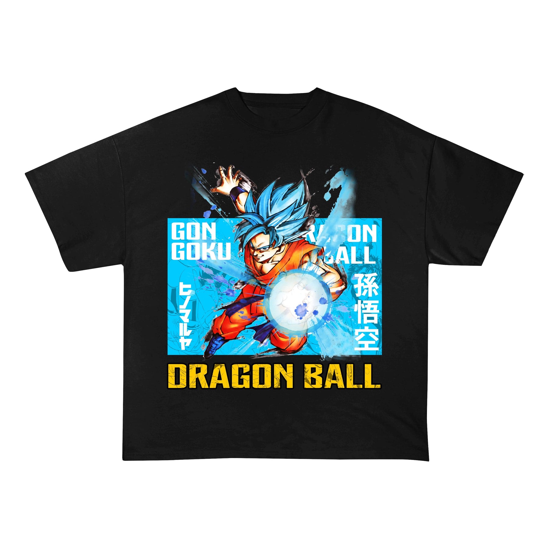 SuperSaiYanBlue HEAVY COTTON TEES-8183 - RDMCLOTHINGART