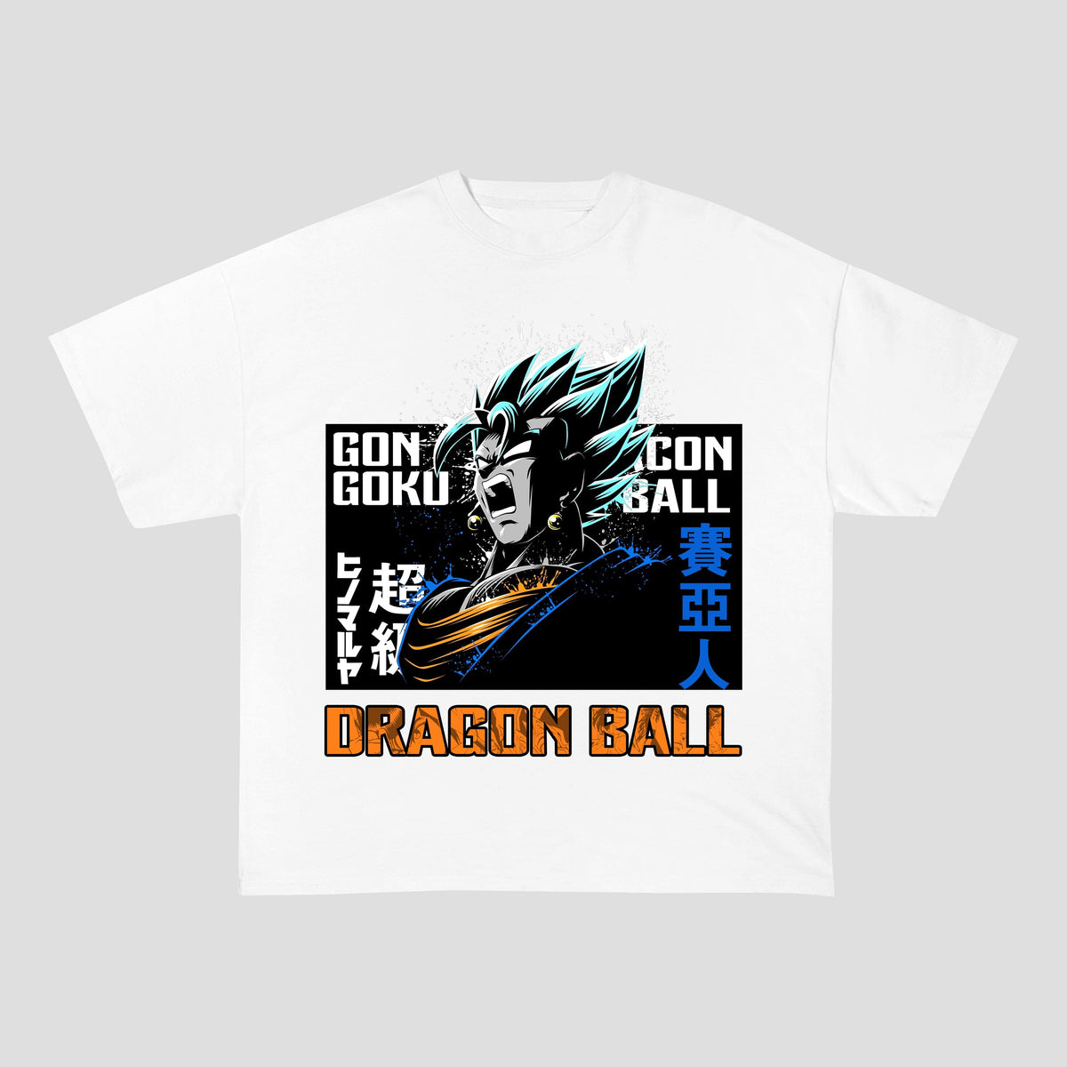 SuperSaiYanBlue HEAVY COTTON TEES-8189 - RDMCLOTHINGART