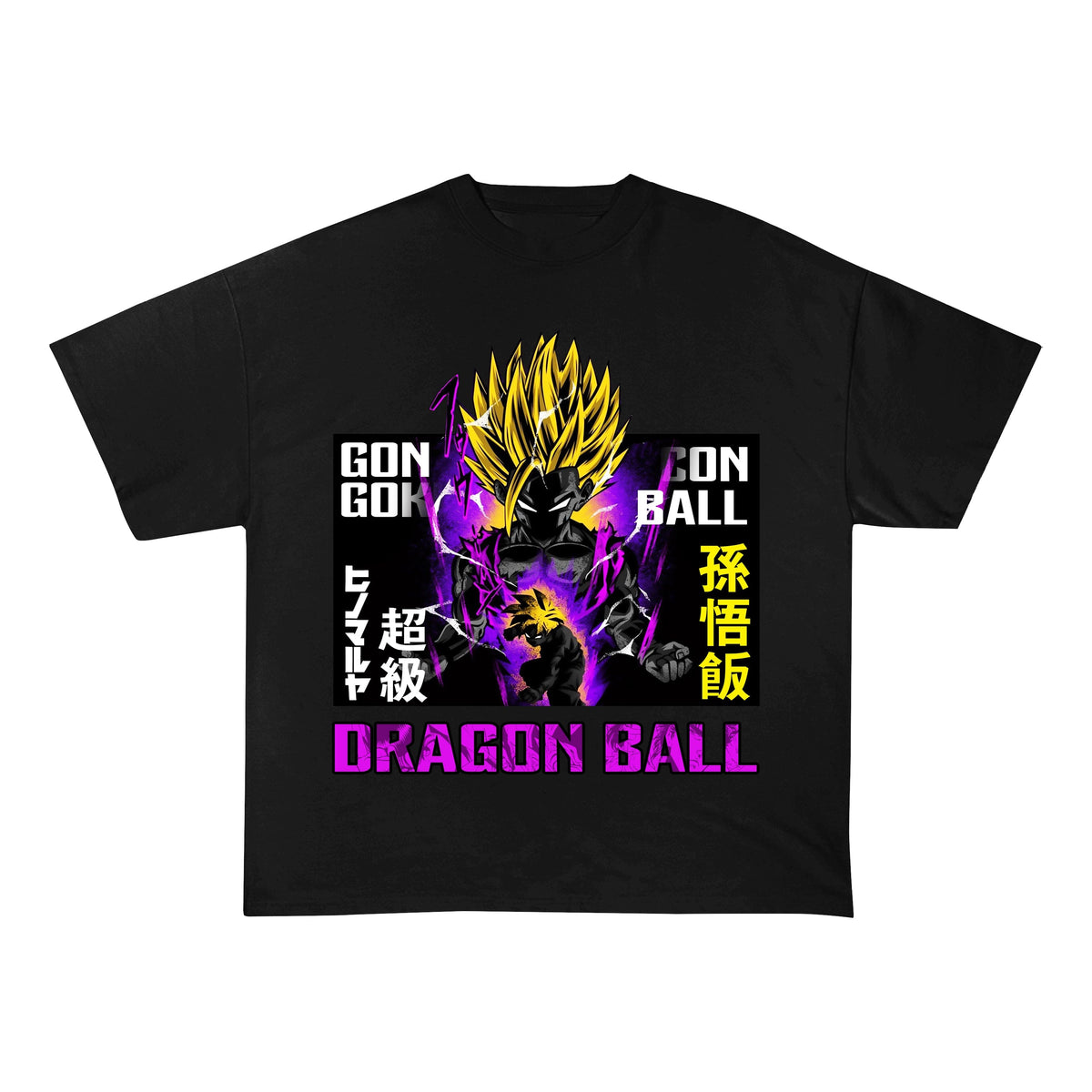 SuperSaiYanGoHan HEAVY COTTON TEES-8193 - RDMCLOTHINGART