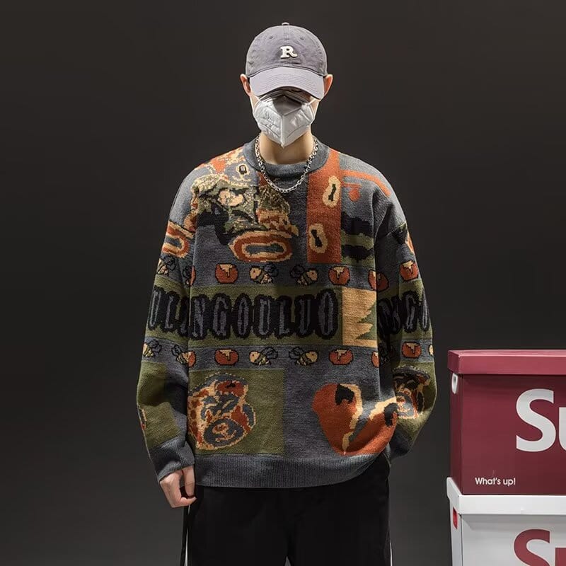 RDMCLOTHINGART tapestry hoodie Sweater-8058