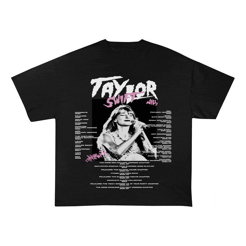 RDMCLOTHINGART tapestry hoodie TAYLOR SWIFT HEAVY WEIGHT COTTON TEE-8920