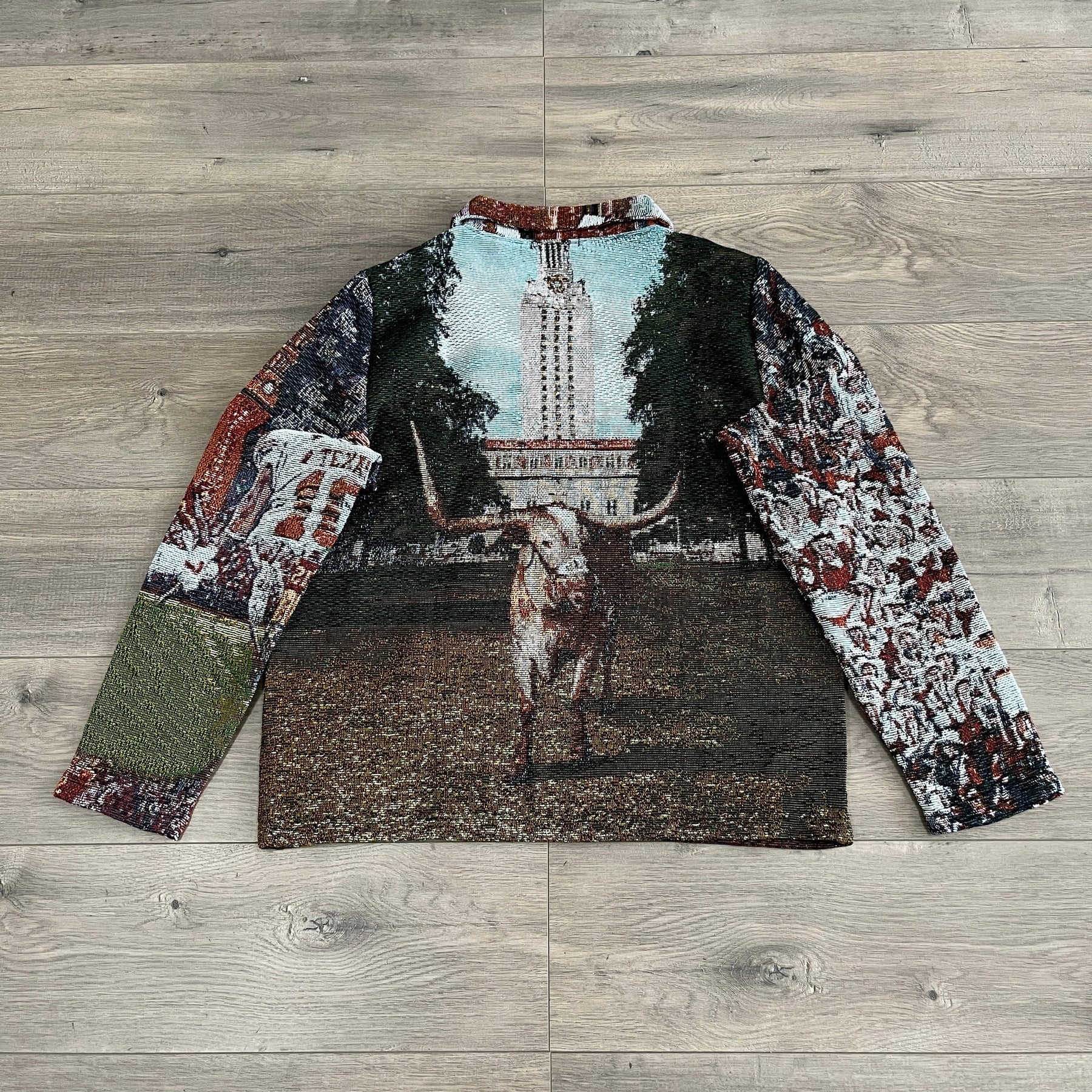 RDMCLOTHINGART tapestry hoodie TEXAS TAPESTRY JACKET