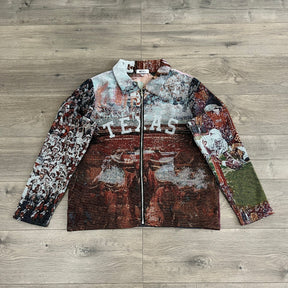 RDMCLOTHINGART tapestry hoodie TEXAS TAPESTRY JACKET