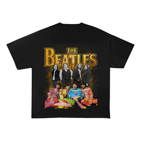 RDMCLOTHINGART tapestry hoodie THE BEATLES HEAVY WEIGHT COTTON TEE-9138