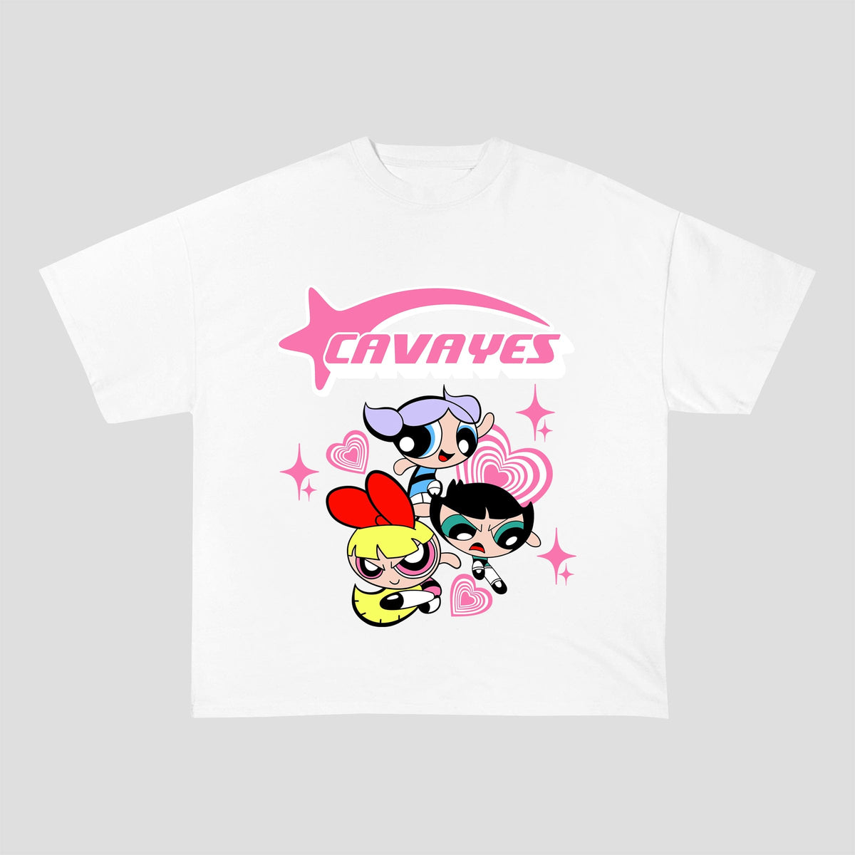 THE POWERPUFF GIRLS HEAVY COTTON TEES-8282 - RDMCLOTHINGART