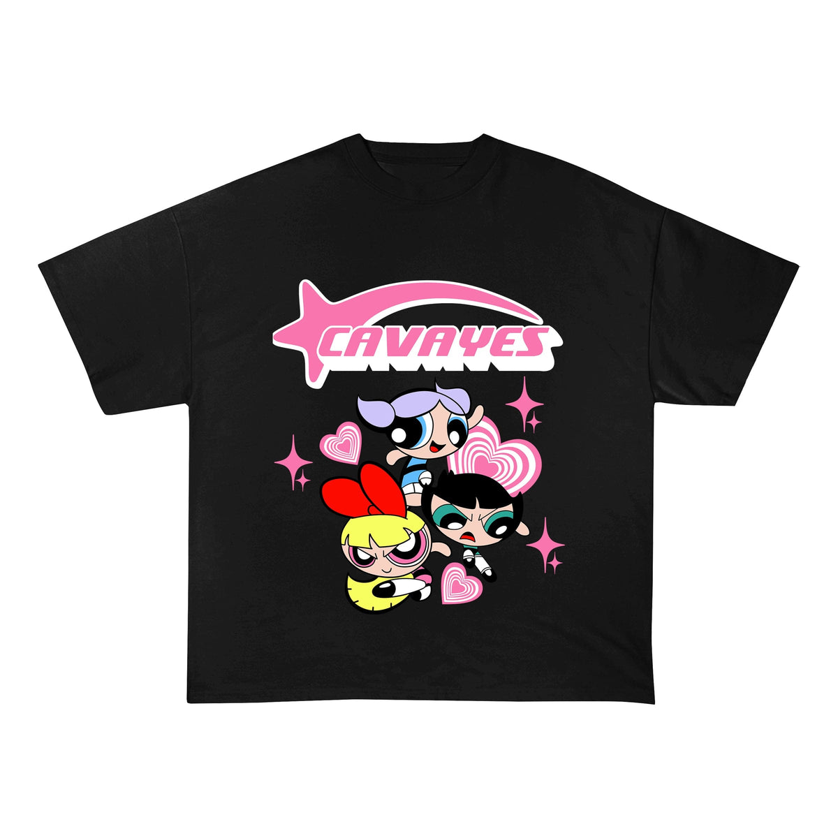 THE POWERPUFF GIRLS HEAVY COTTON TEES-8282 - RDMCLOTHINGART