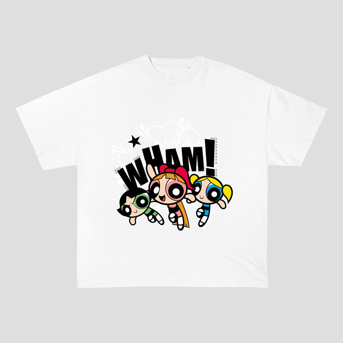 THE POWERPUFF GIRLS HEAVY COTTON TEES-8284 - RDMCLOTHINGART