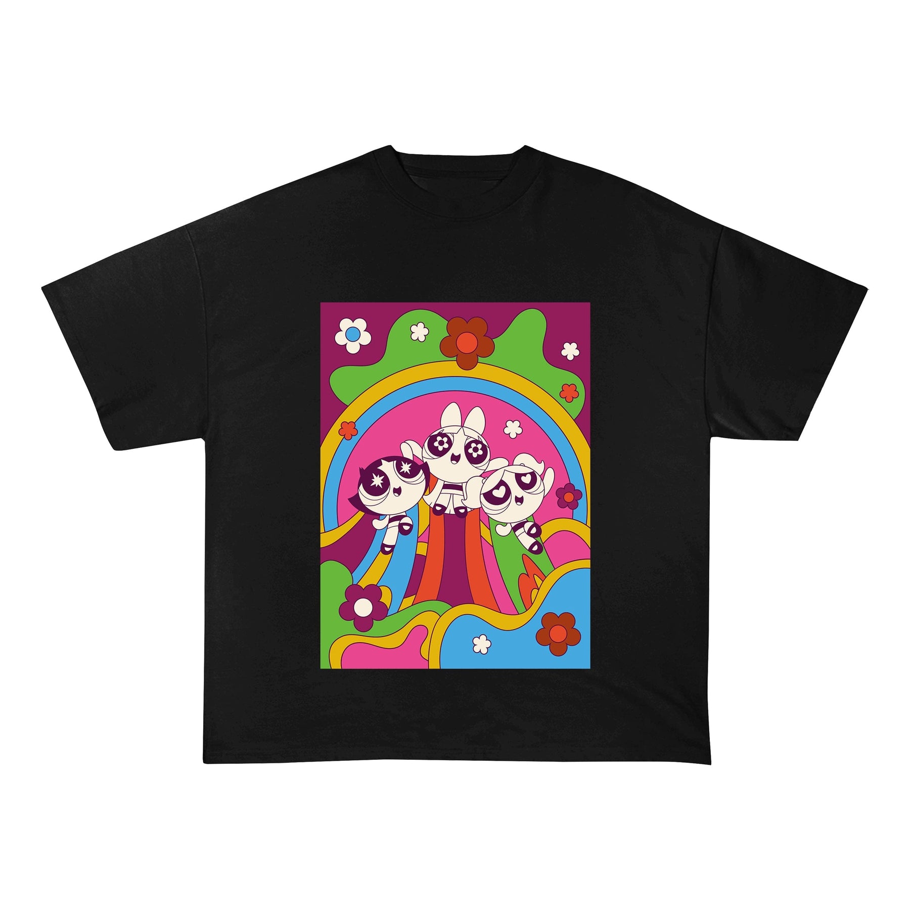 THE POWERPUFF GIRLS HEAVY COTTON TEES-8285 - RDMCLOTHINGART