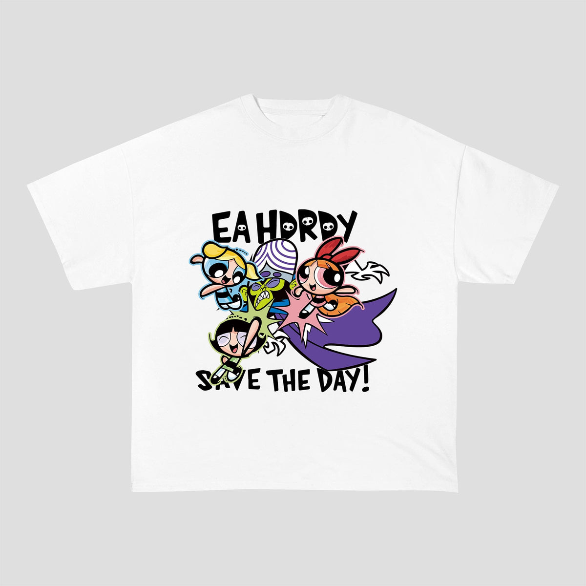 THE POWERPUFF GIRLS HEAVY COTTON TEES-8289 - RDMCLOTHINGART