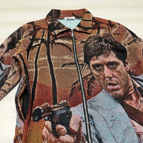 TONY MONTANA TAPESTRY JACKET - RDMCLOTHINGART