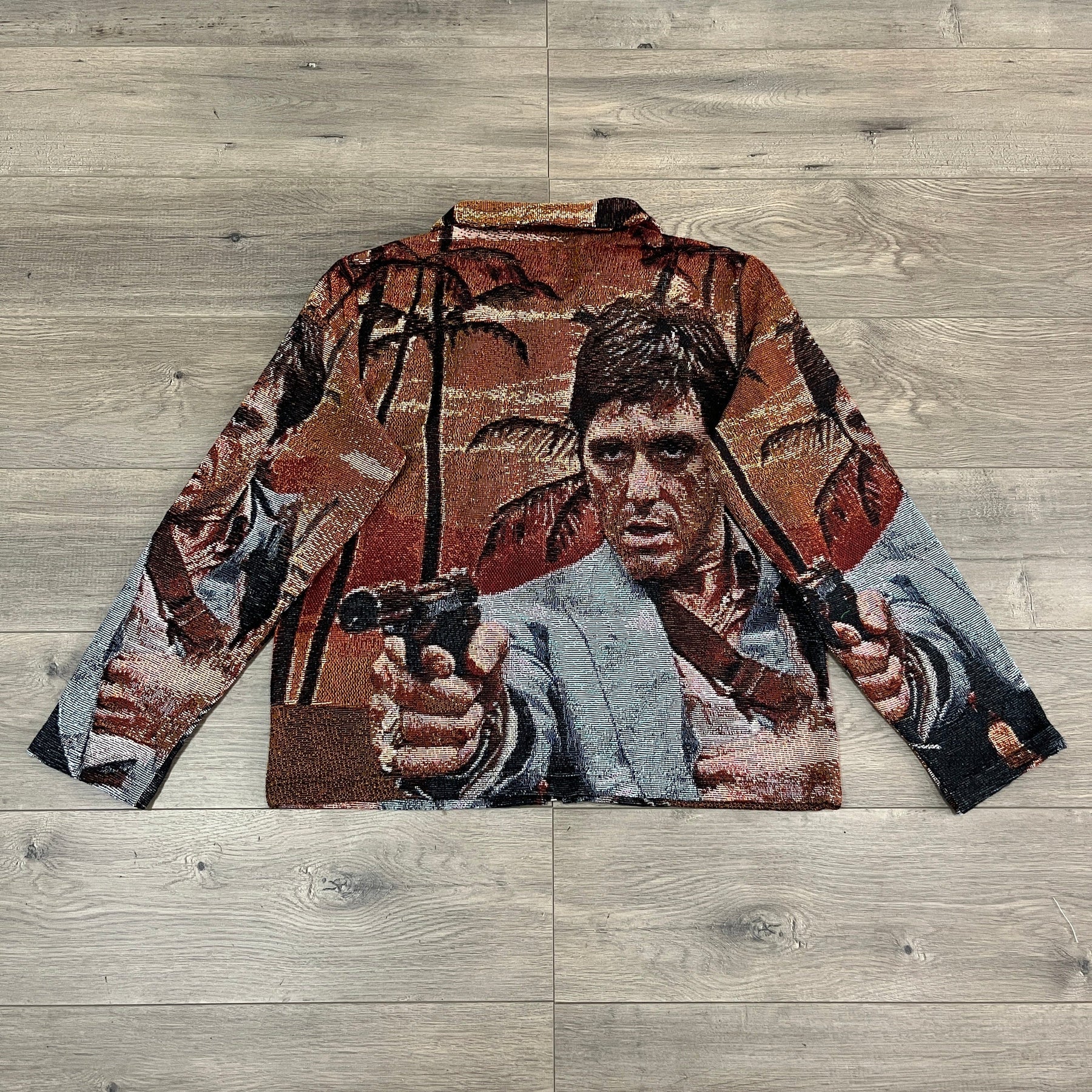 TONY MONTANA TAPESTRY JACKET - RDMCLOTHINGART