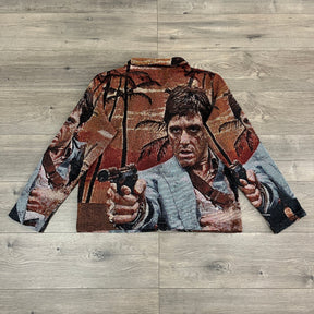 TONY MONTANA TAPESTRY JACKET - RDMCLOTHINGART