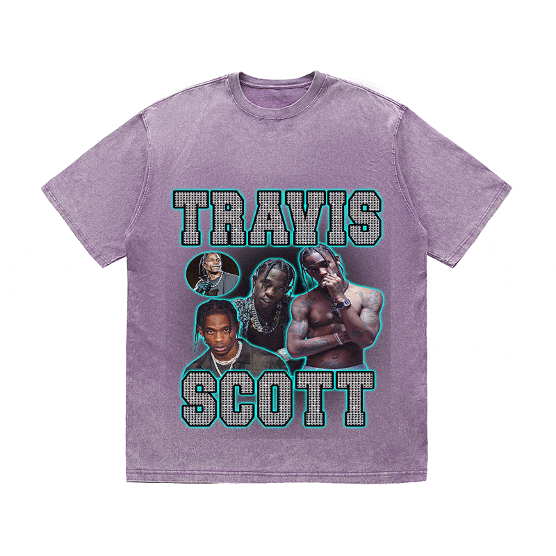 RDMCLOTHINGART tapestry hoodie TRAVIS SCOTT HEAVY WEIGHT COTTON TEE-9140