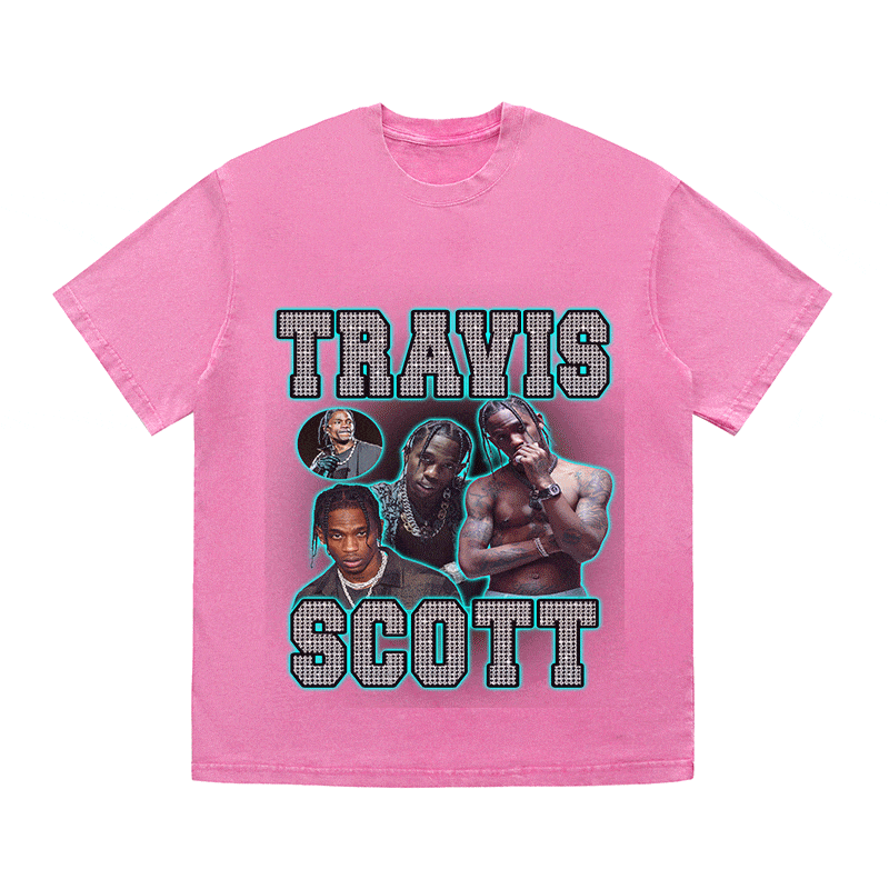 RDMCLOTHINGART tapestry hoodie TRAVIS SCOTT HEAVY WEIGHT COTTON TEE-9140
