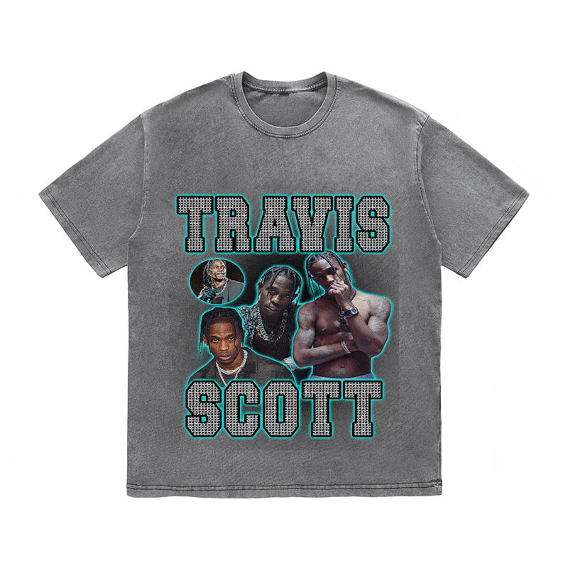 RDMCLOTHINGART tapestry hoodie TRAVIS SCOTT HEAVY WEIGHT COTTON TEE-9140