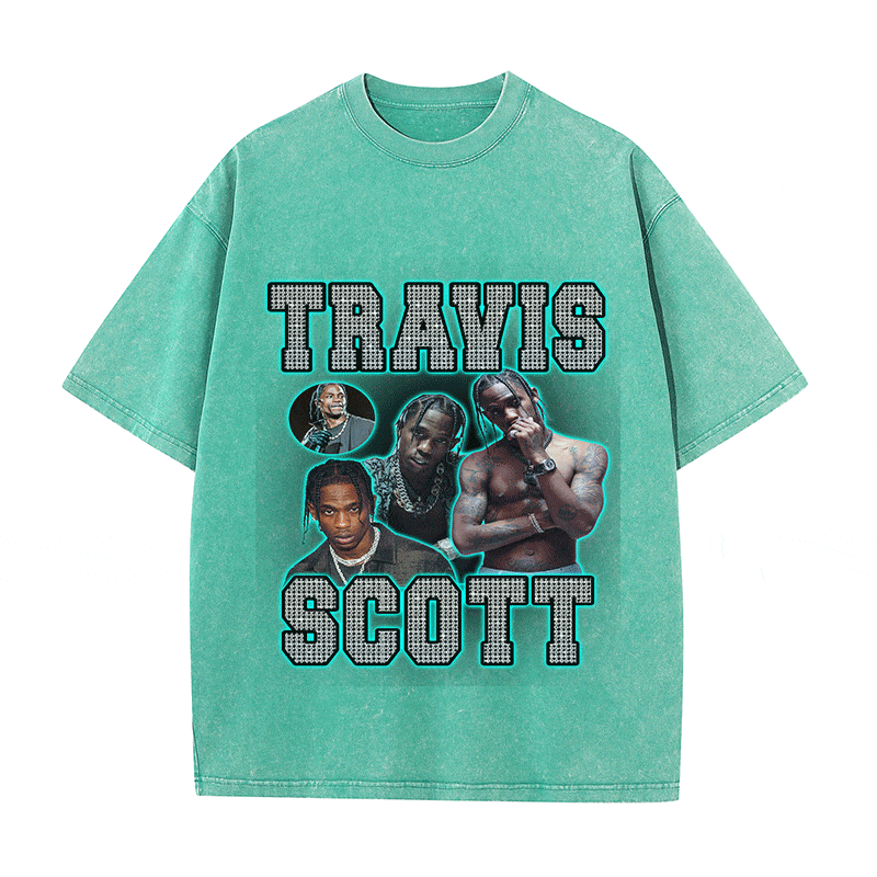 RDMCLOTHINGART tapestry hoodie TRAVIS SCOTT HEAVY WEIGHT COTTON TEE-9140