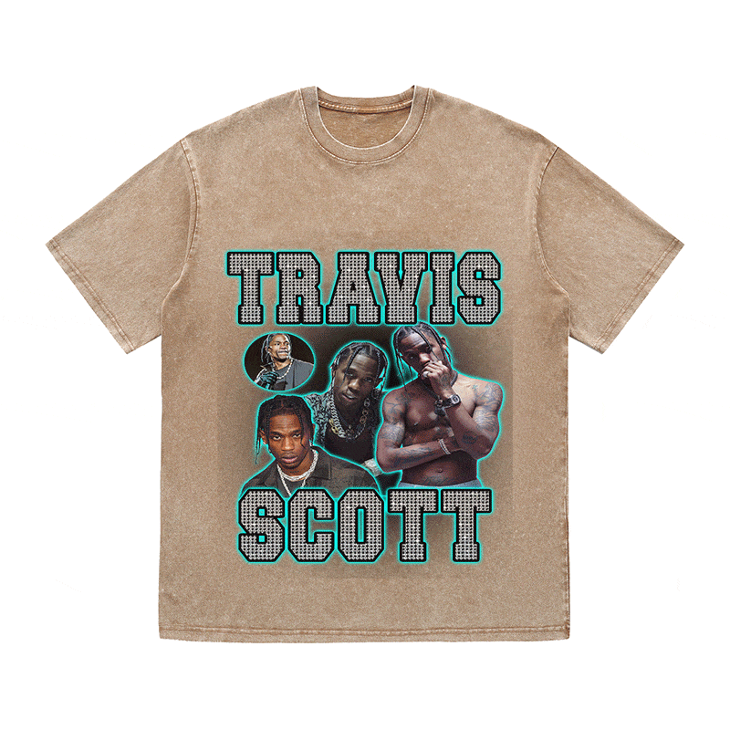 RDMCLOTHINGART tapestry hoodie TRAVIS SCOTT HEAVY WEIGHT COTTON TEE-9140