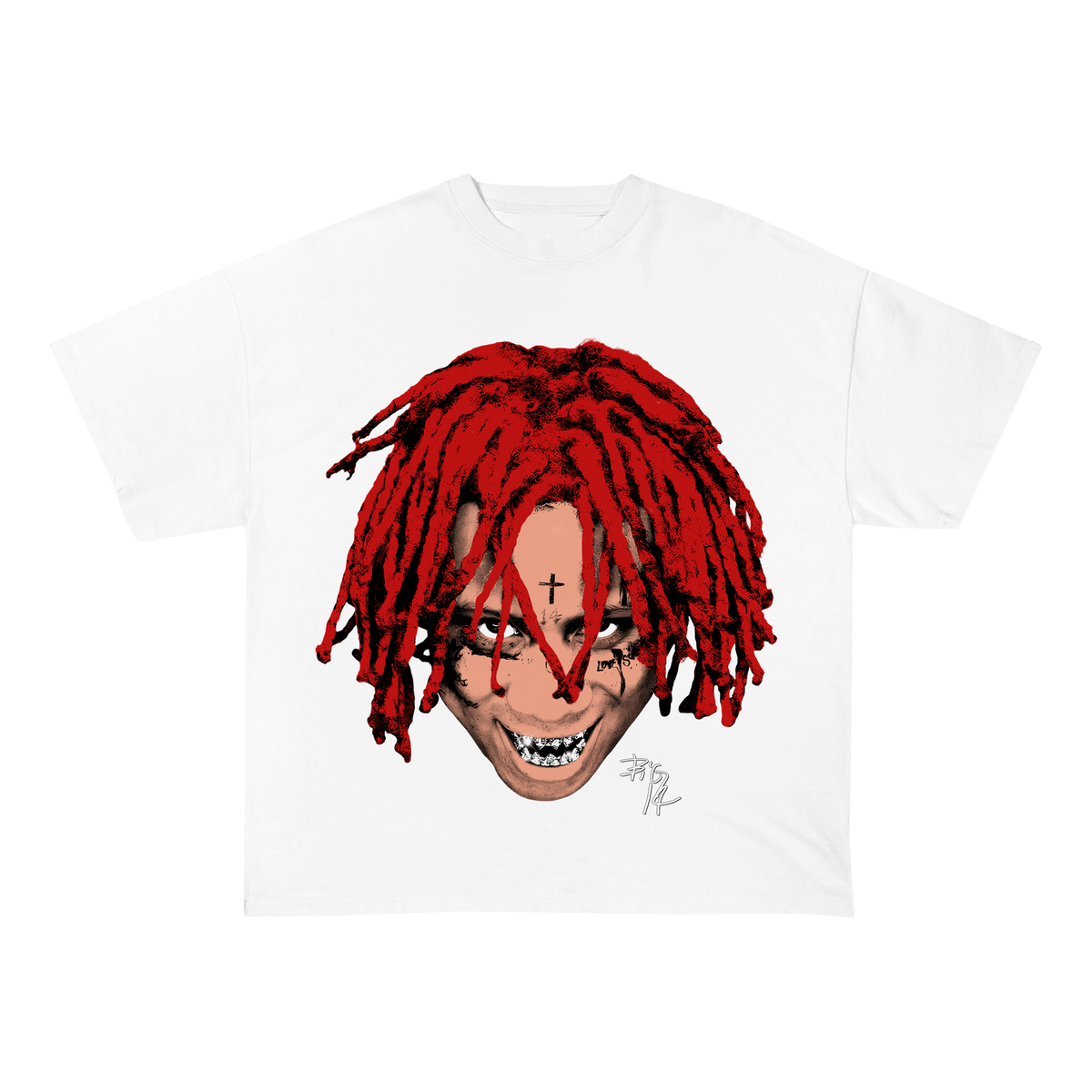 TRIPPIEREDD HEAVY WEIGHT COTTON TEE-8044 - RDMCLOTHINGART