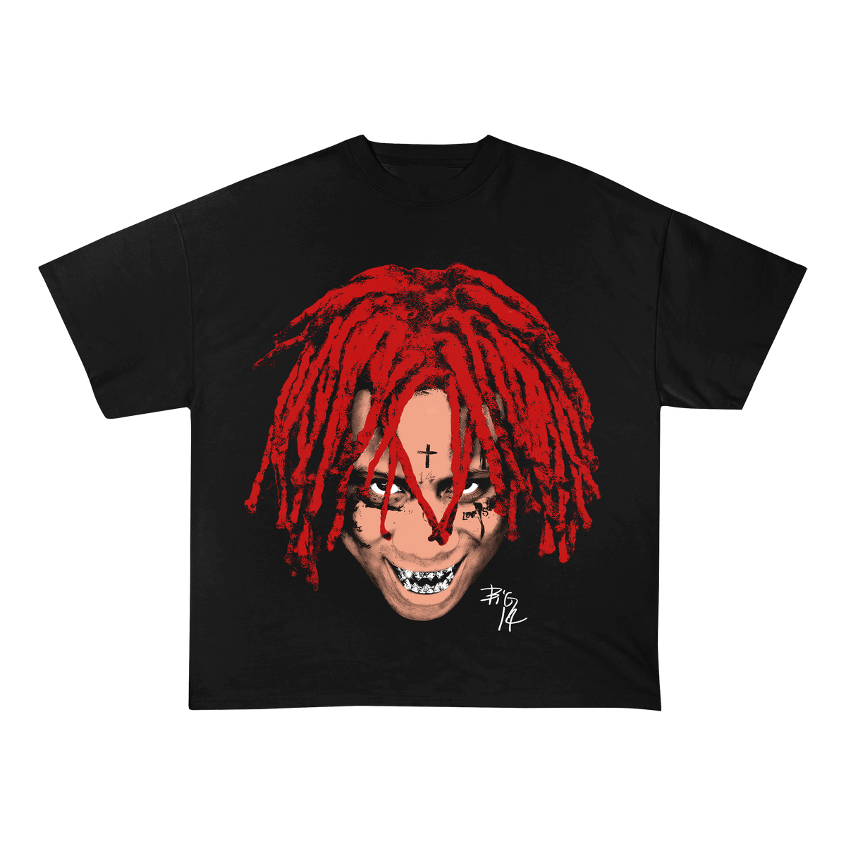 TRIPPIEREDD HEAVY WEIGHT COTTON TEE-8044 - RDMCLOTHINGART
