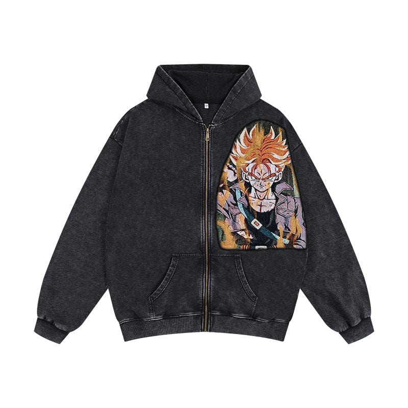 RDMCLOTHINGART tapestry hoodie TRUNKS TAPESTRY PATCH HOODIE-9235