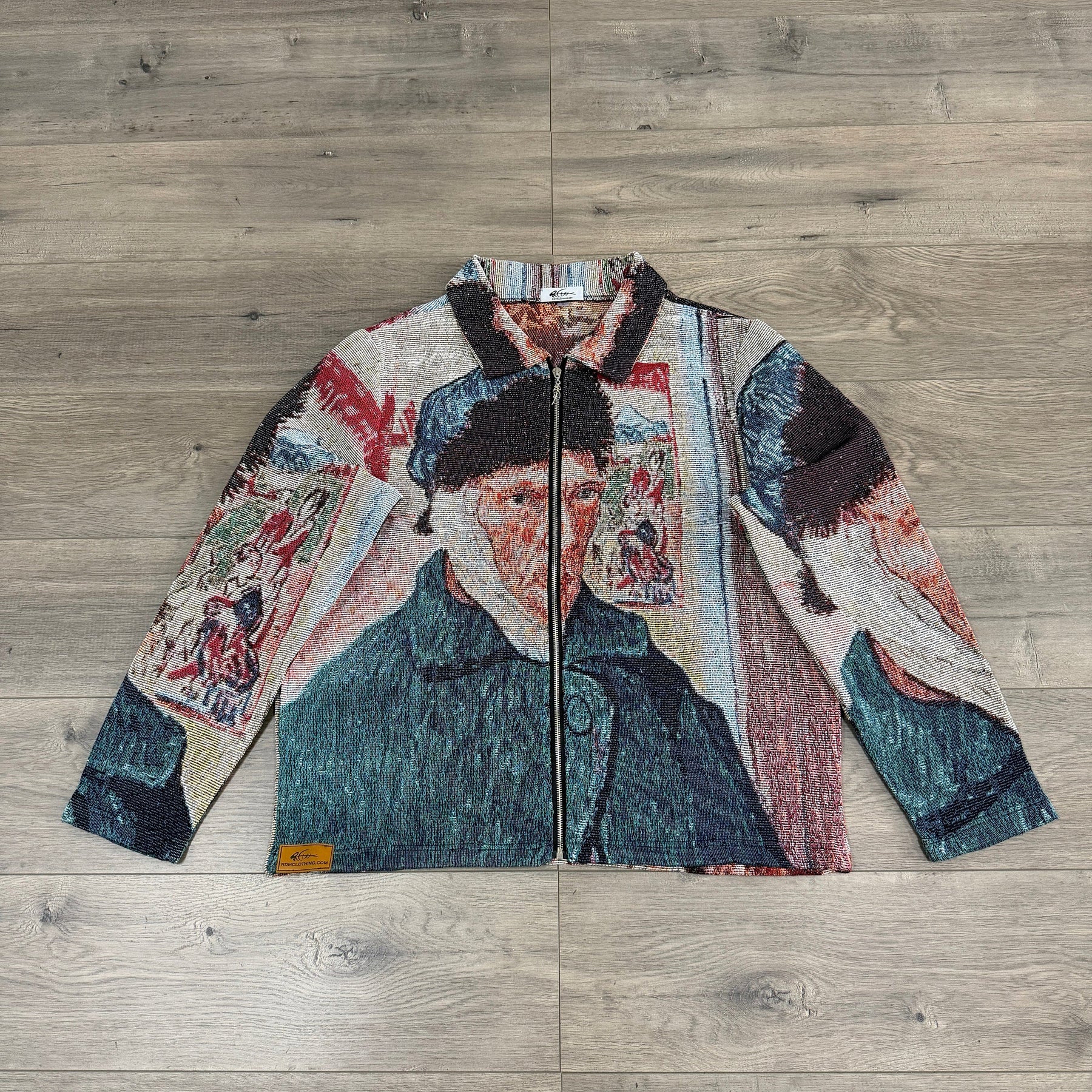 RDMCLOTHINGART tapestry hoodie VAN GOGH SELF PORTRAIT TAPESTRY JACKET