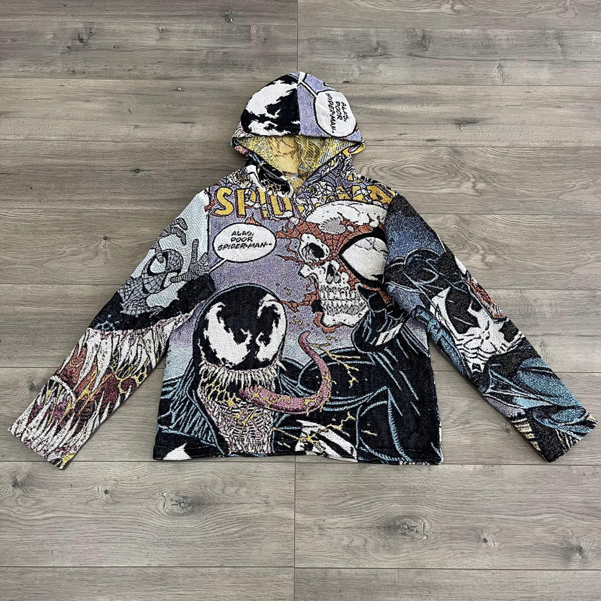 VENOM V2 TAPESTRY HOODIE - RDMCLOTHINGART