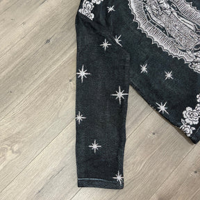 VIGENCITA BLACK TAPESTRY HOODIE - RDMCLOTHINGART