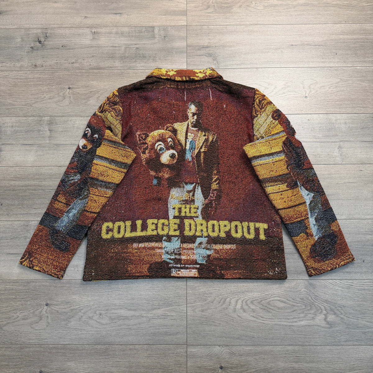 RDMCLOTHINGART tapestry hoodie VINTAGE BEAR TAPESTRY JACKET