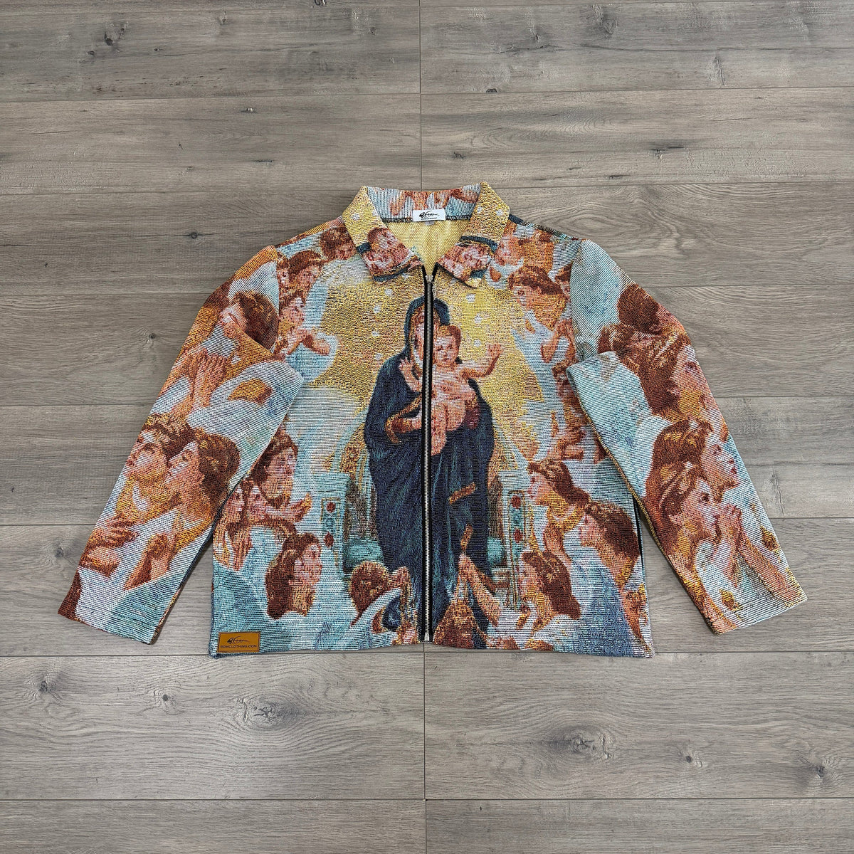 RDMCLOTHINGART tapestry hoodie VIRGIN MARY TAPESTRY JACKET
