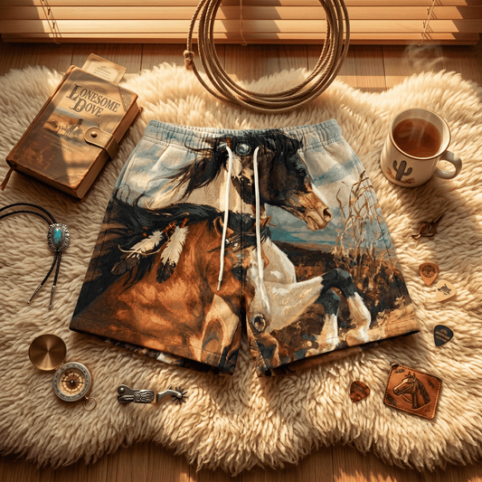 RDMCLOTHINGART tapestry hoodie WESTERN V2 TAPESTRY SHORTS