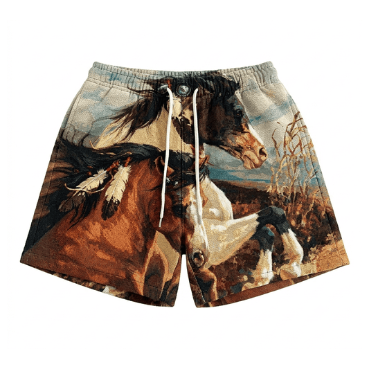 RDMCLOTHINGART tapestry hoodie WESTERN V2 TAPESTRY SHORTS