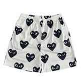 WHITE CDG MESH SHORTS-8714 - RDMCLOTHINGART