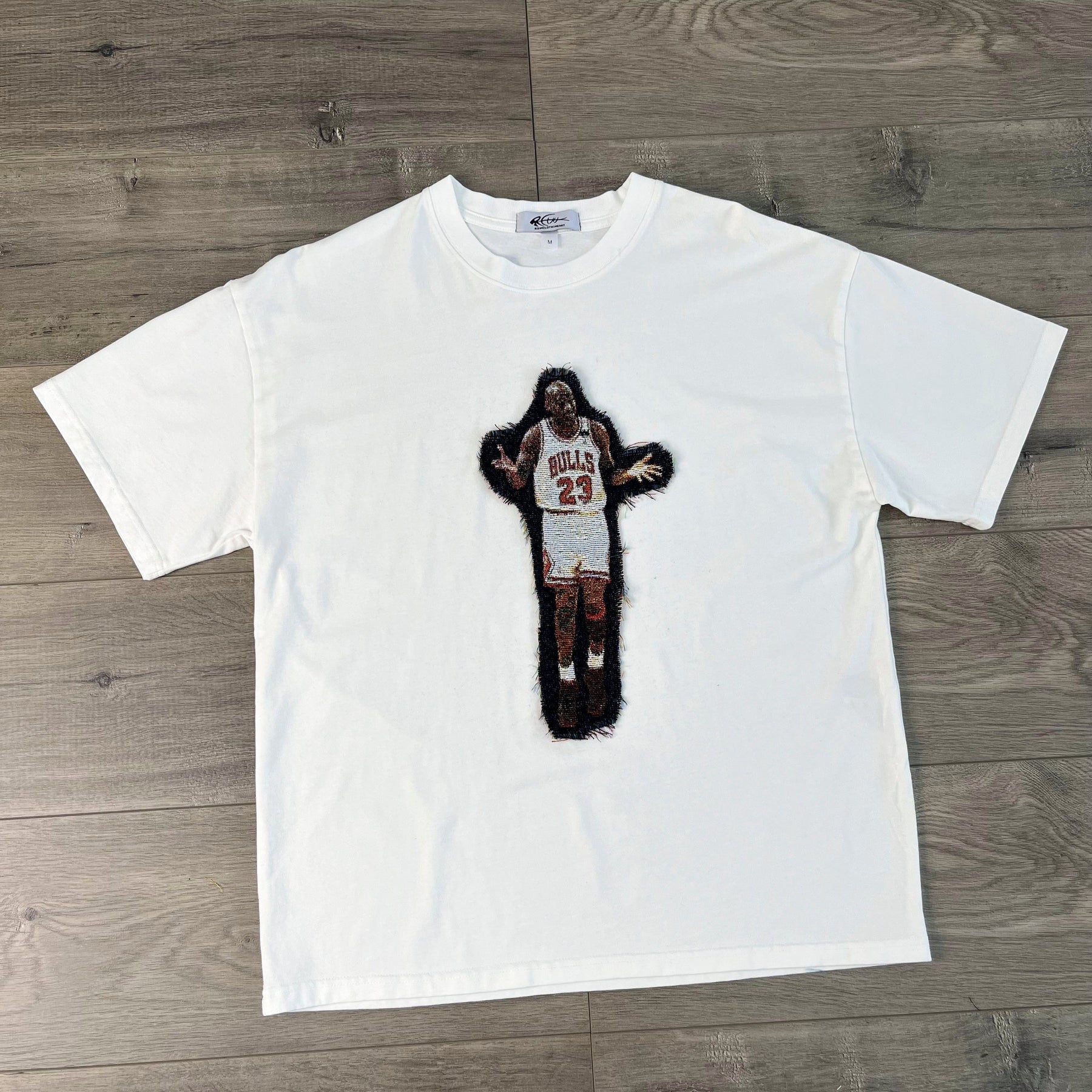 WHO CARE HEAVY WEIGHT PATCH TEE-8118 - RDMCLOTHINGART